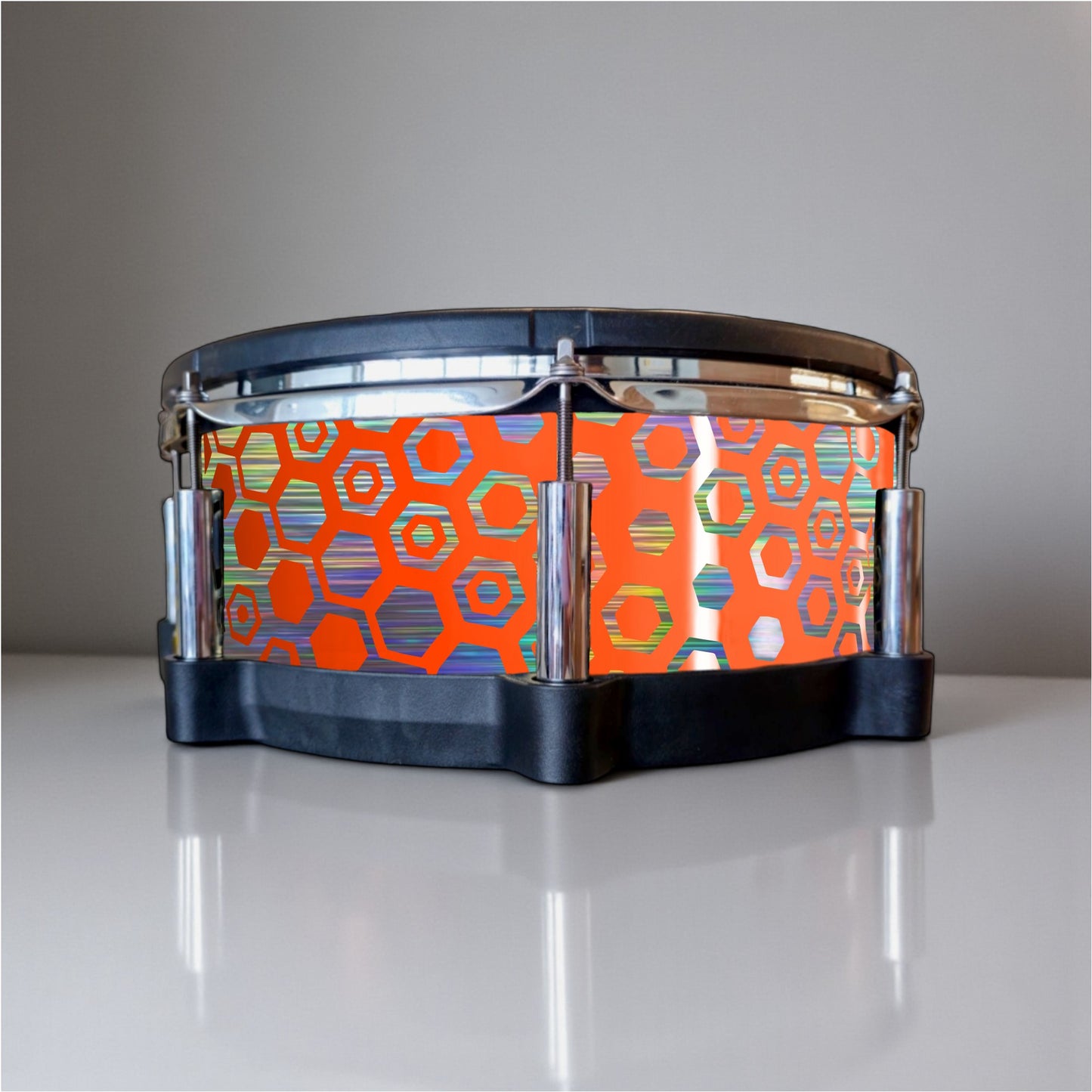 Hexagonal Fade Drum Wrap