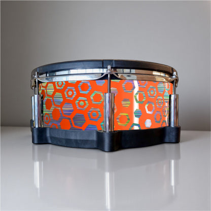 Hexagonal Fade Drum Wrap