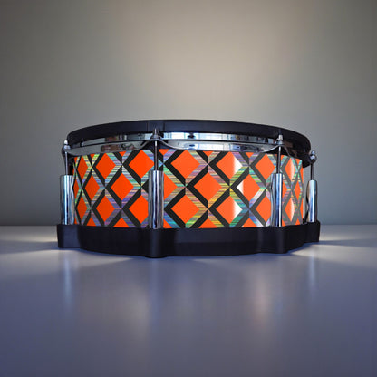 3D Tile Drum Wrap (Black Base)
