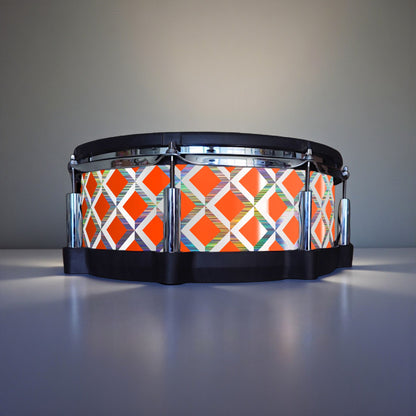 3D Tile Drum Wrap (White Base)