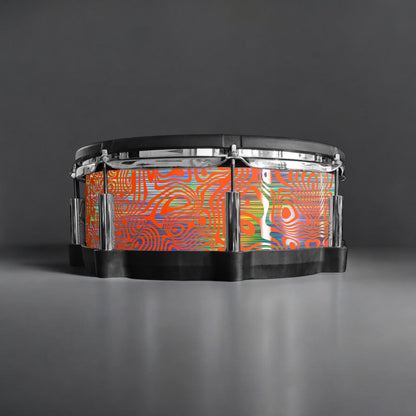 Psychedelic Swirl Drum Wrap