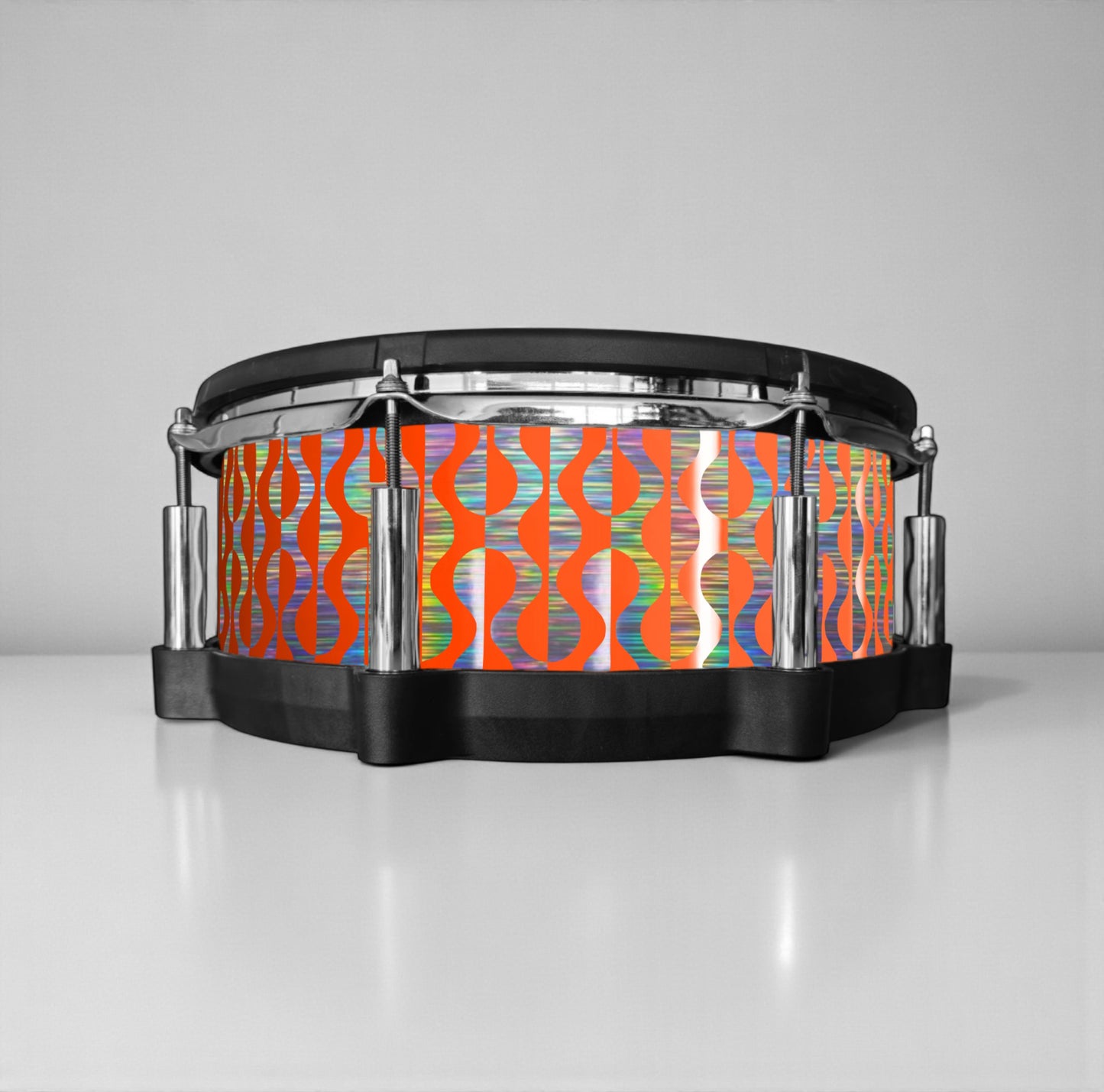 Negative Circles Drum Wrap