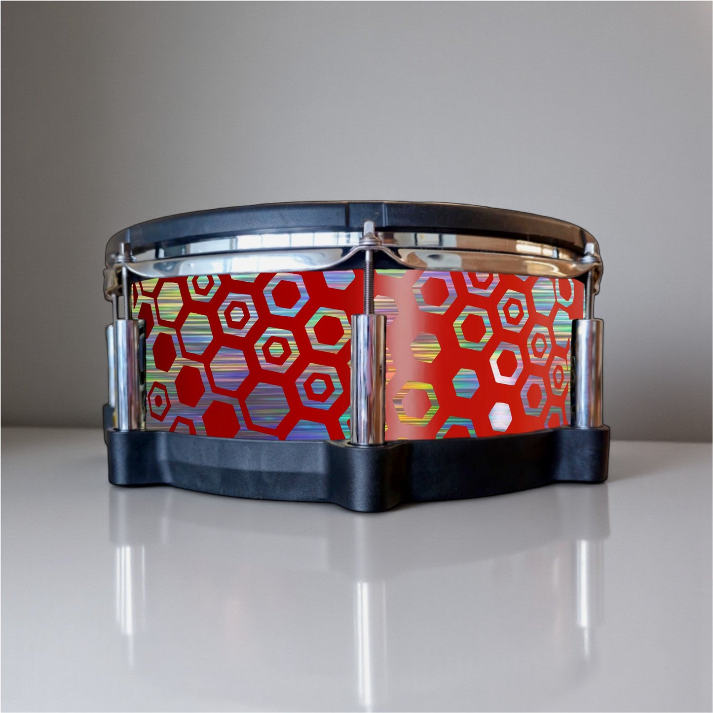Hexagonal Fade Drum Wrap