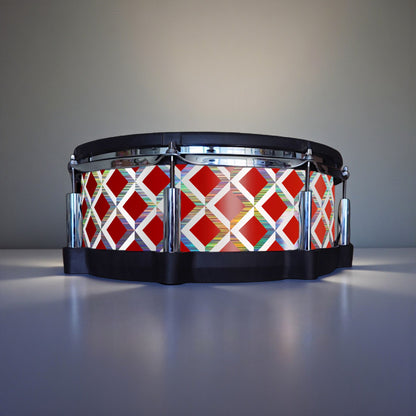 3D Tile Drum Wrap (White Base)