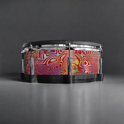 Psychedelic Swirl Drum Wrap