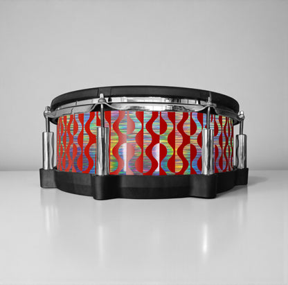 Negative Circles Drum Wrap