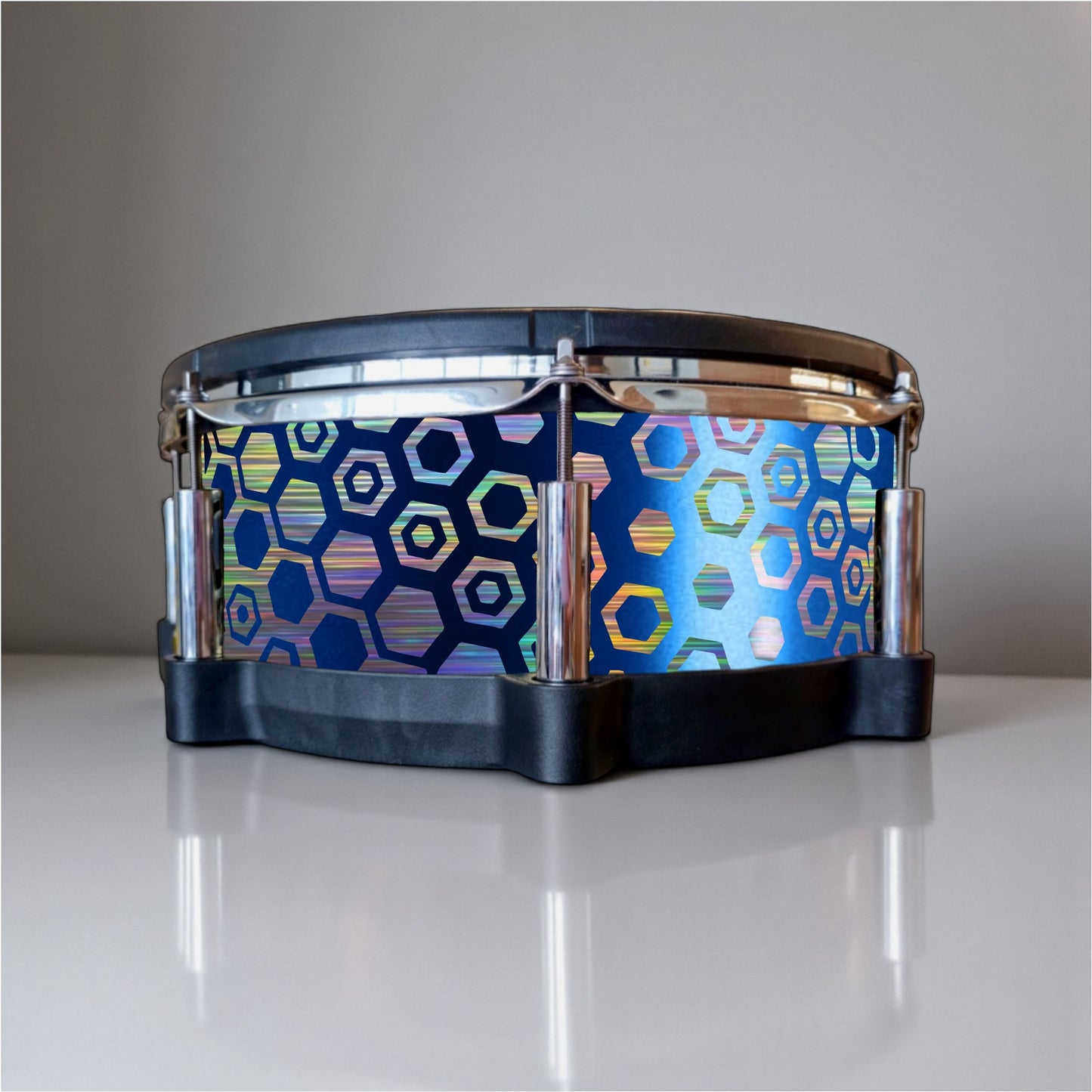 Hexagonal Fade Drum Wrap