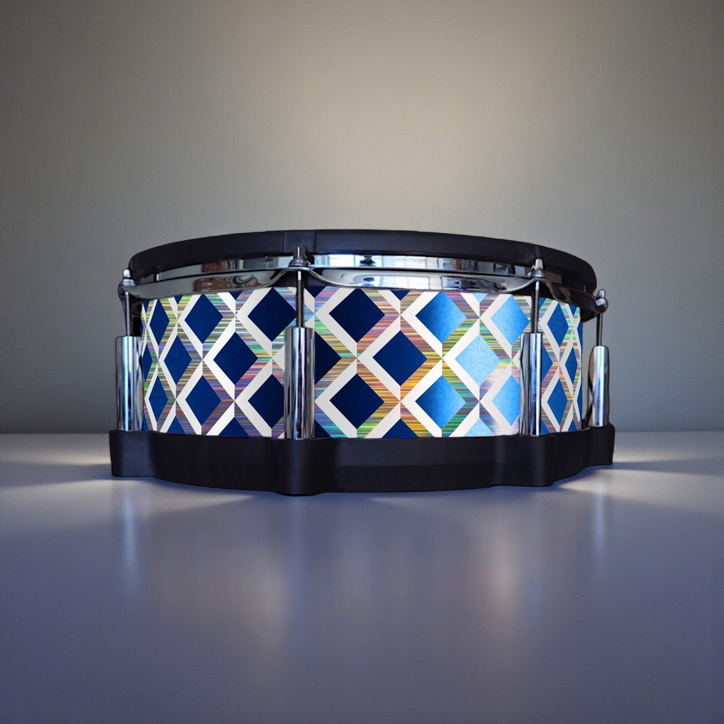 3D Tile Drum Wrap (White Base)