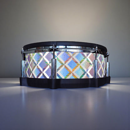 3D Tile Drum Wrap (White Base)