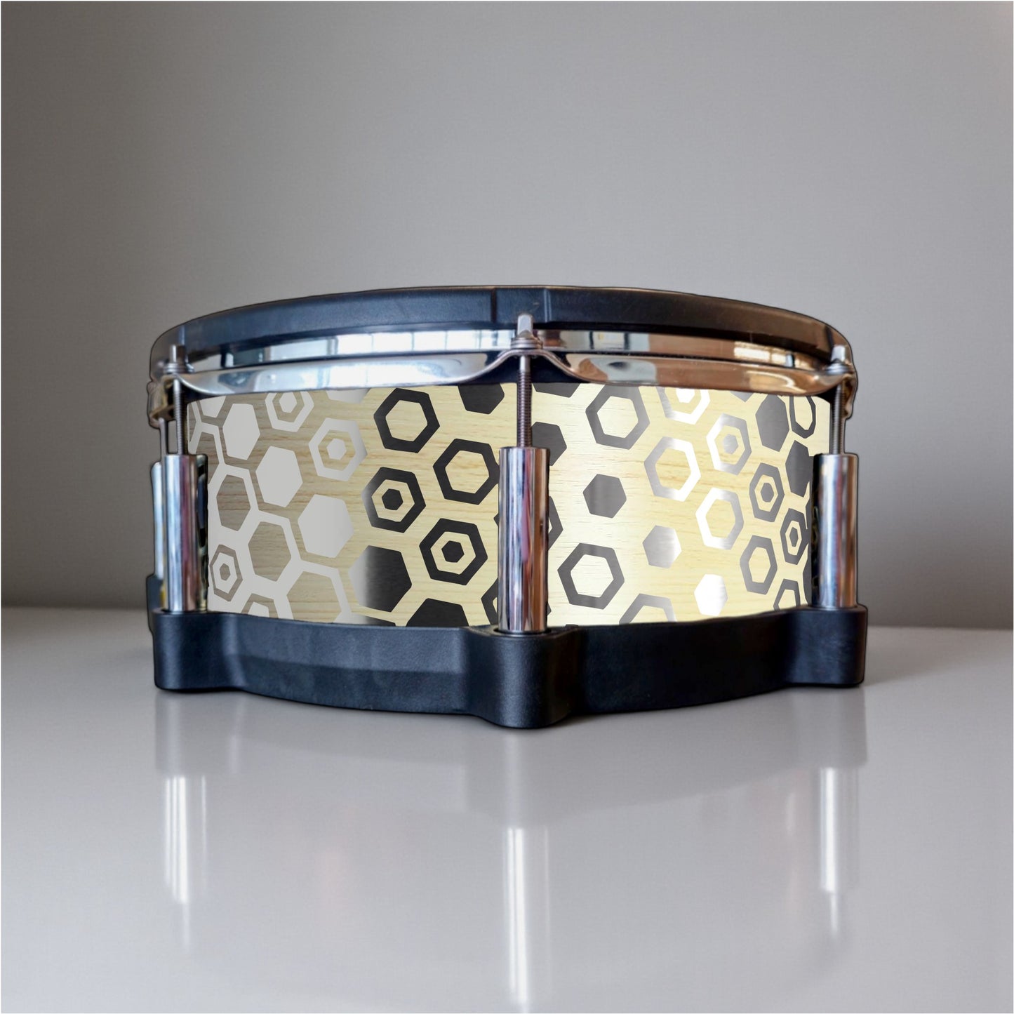 Hexagonal Fade Drum Wrap