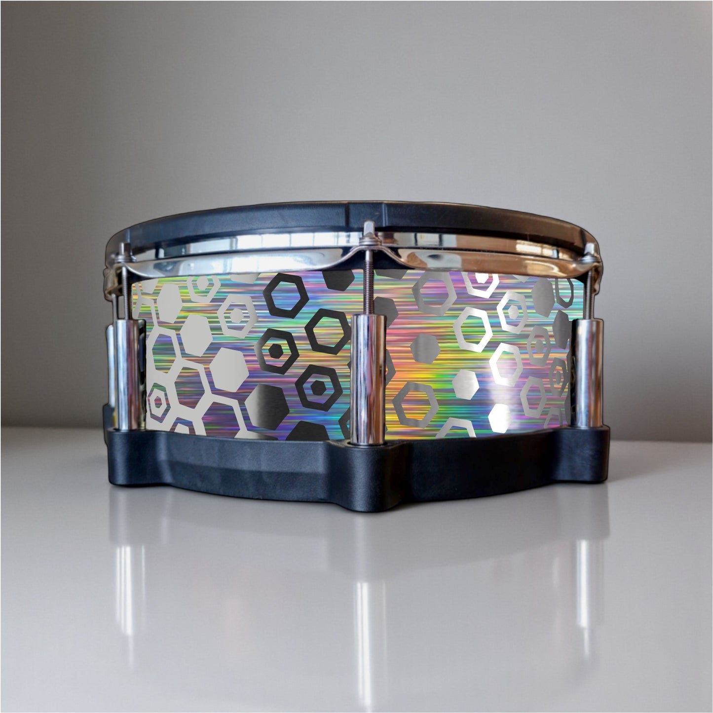 Hexagonal Fade Drum Wrap