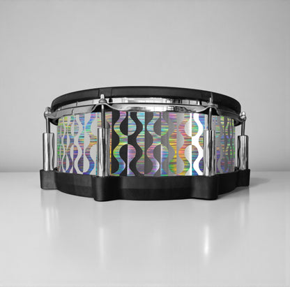 Negative Circles Drum Wrap