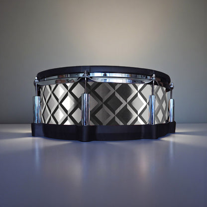 3D Tile Drum Wrap (Black Base)