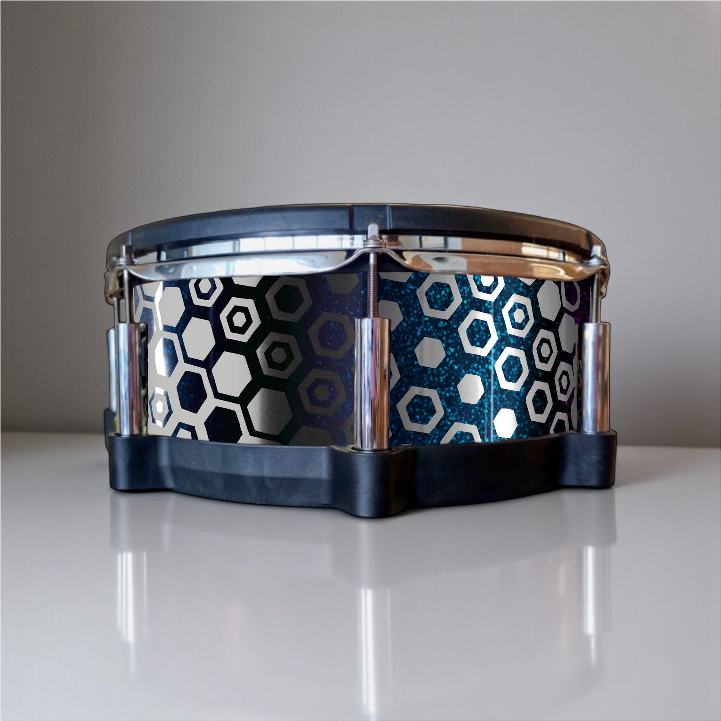 Hexagonal Fade Drum Wrap