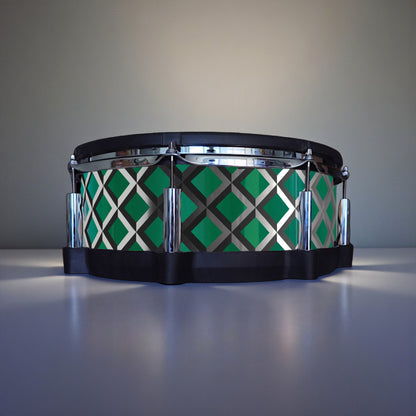 3D Tile Drum Wrap (Black Base)