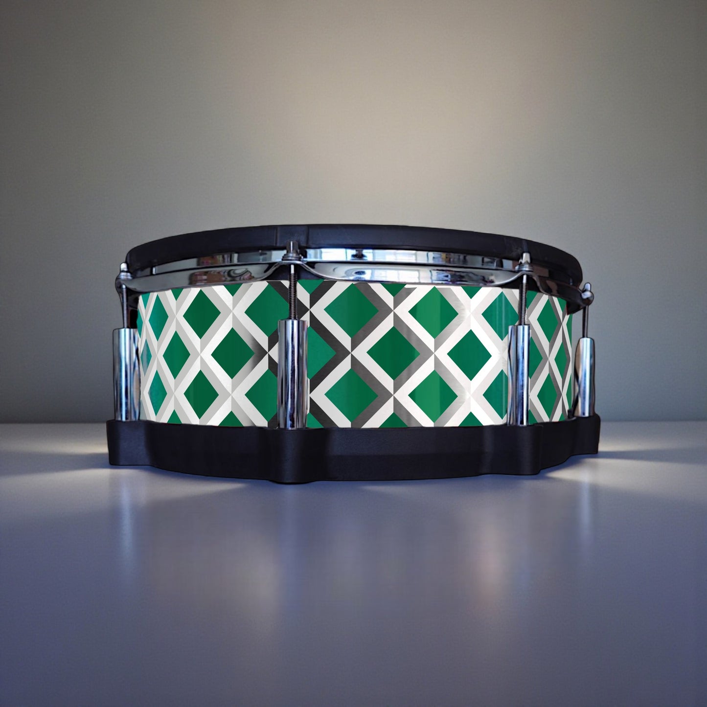 3D Tile Drum Wrap (White Base)