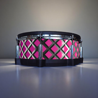 3D Tile Drum Wrap (Black Base)