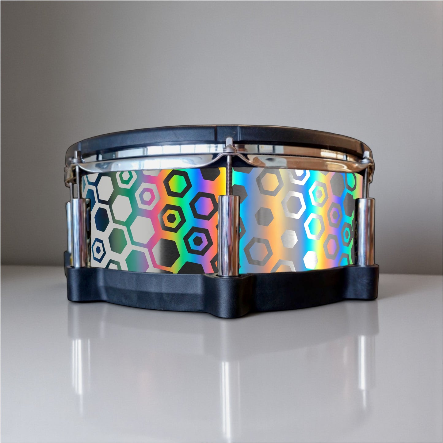 Hexagonal Fade Drum Wrap