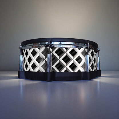 3D Tile Drum Wrap (White Base)