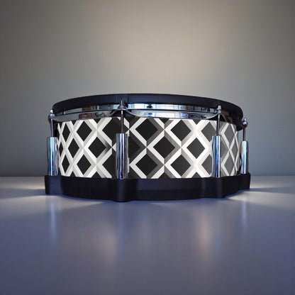 3D Tile Drum Wrap (White Base)