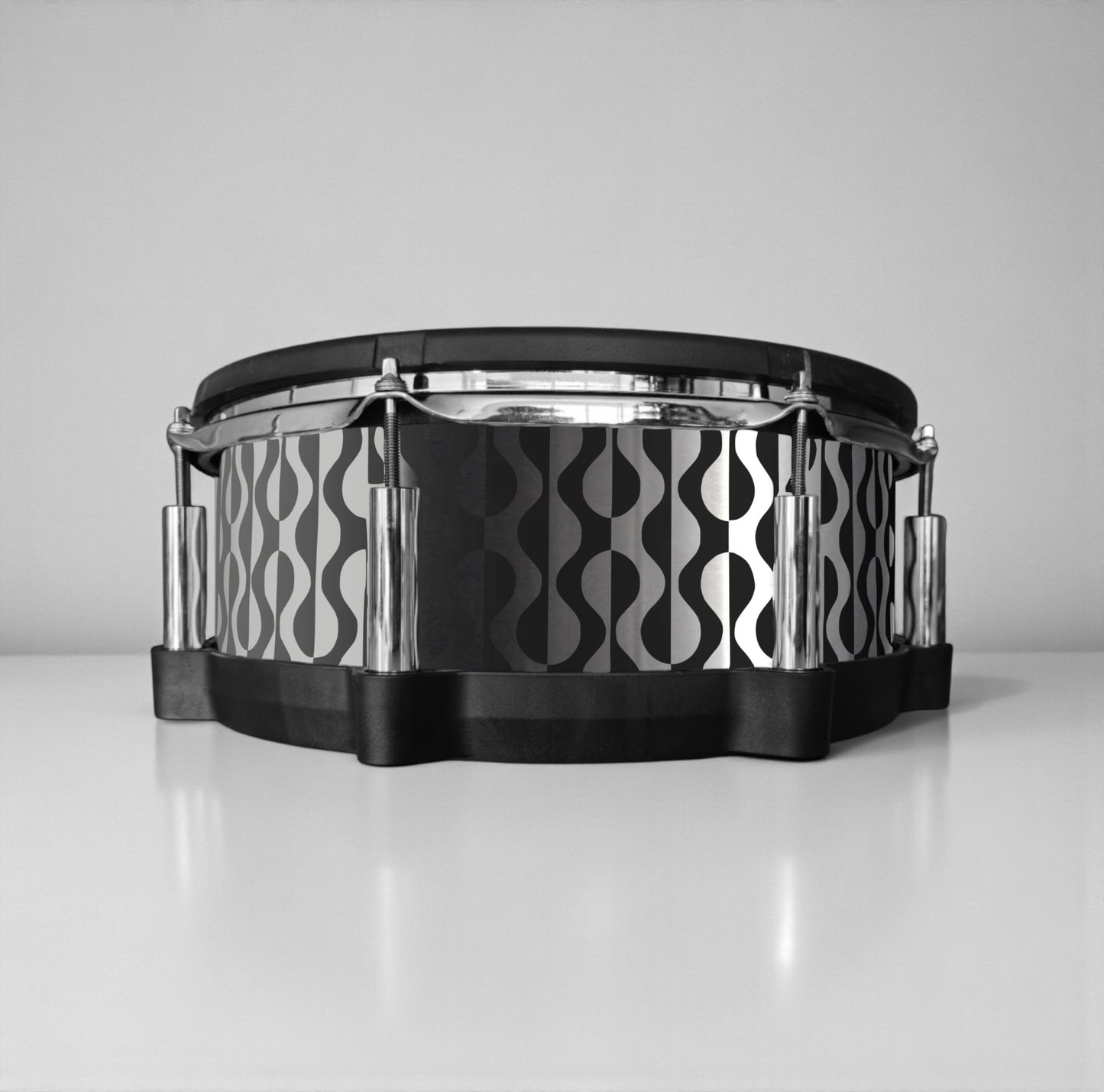 Negative Circles Drum Wrap