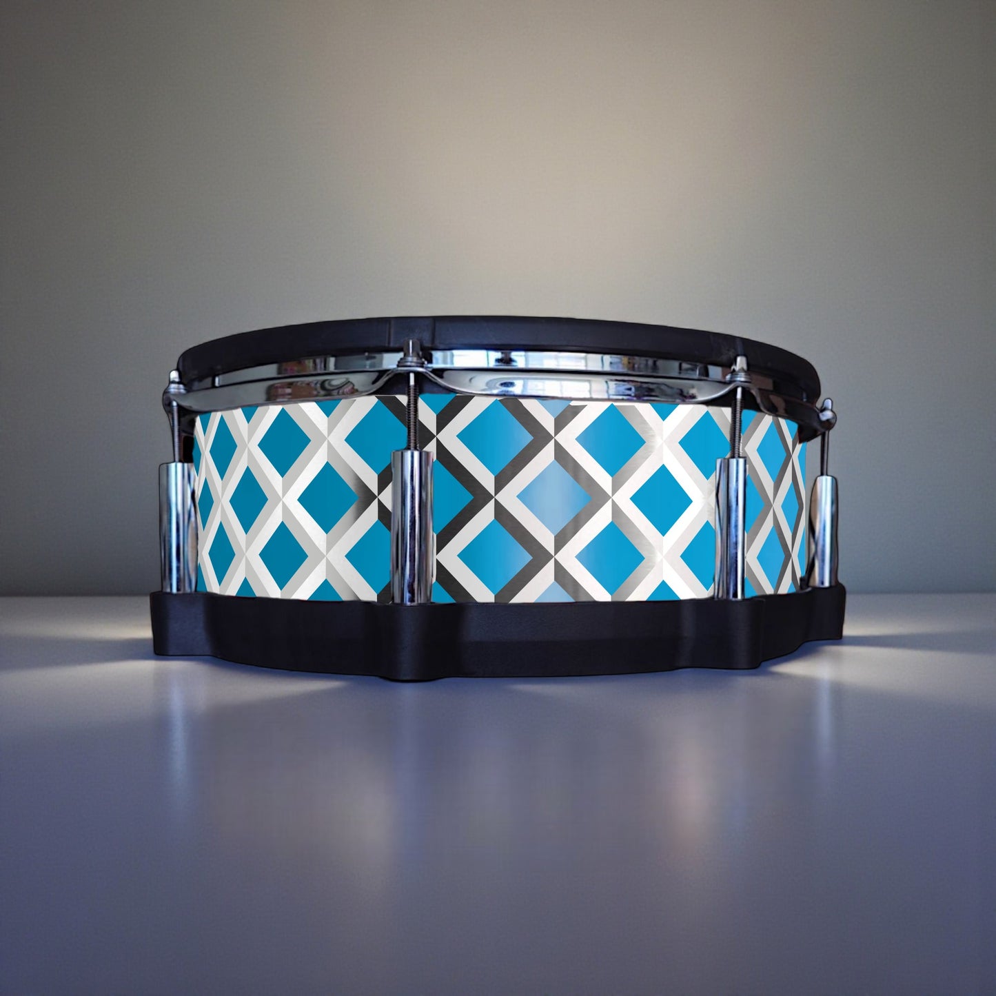 3D Tile Drum Wrap (White Base)