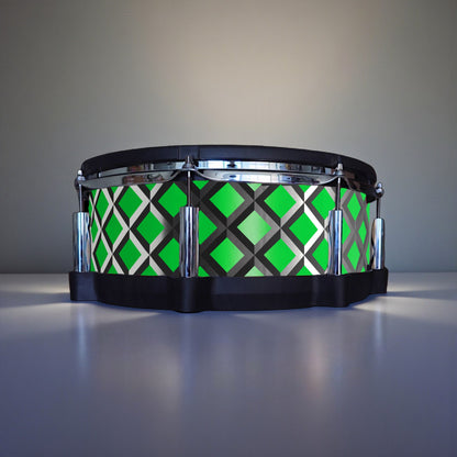 3D Tile Drum Wrap (Black Base)
