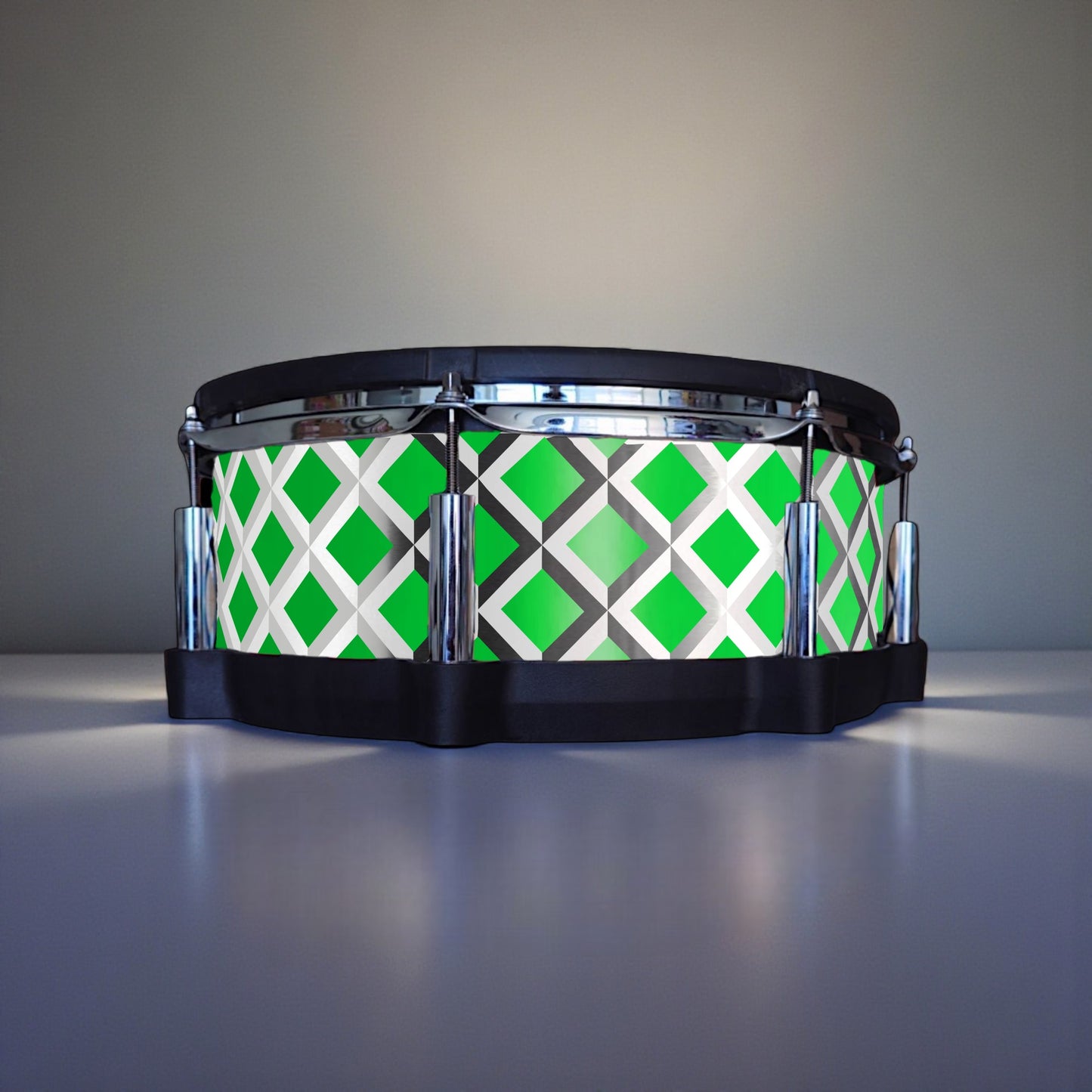 3D Tile Drum Wrap (White Base)