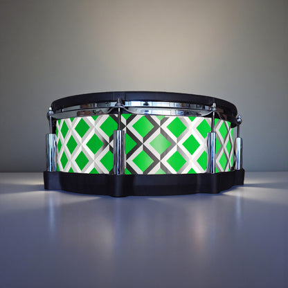 3D Tile Drum Wrap (White Base)