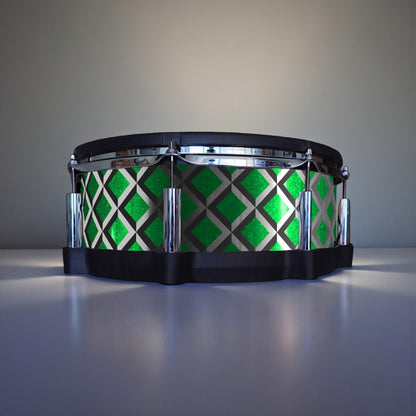 3D Tile Drum Wrap (Black Base)