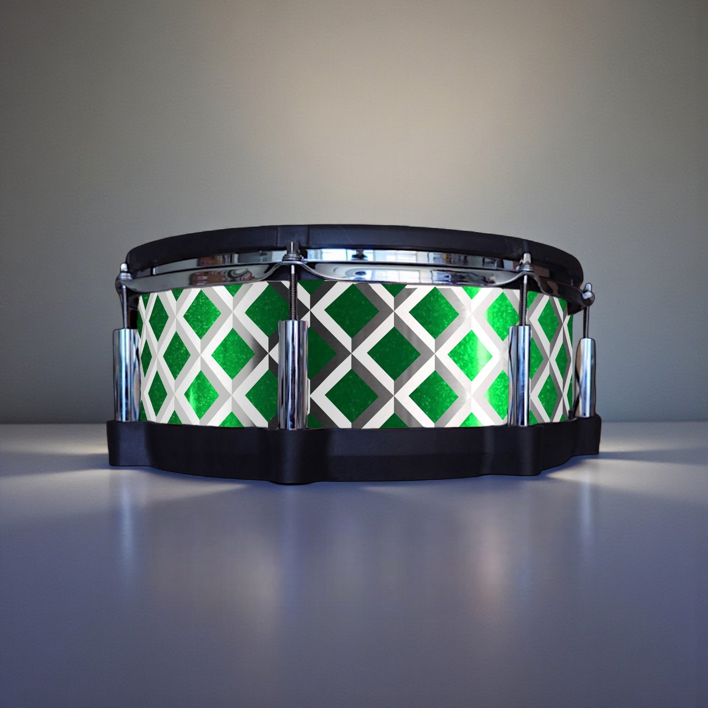 3D Tile Drum Wrap (White Base)