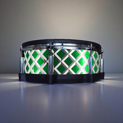 3D Tile Drum Wrap (White Base)