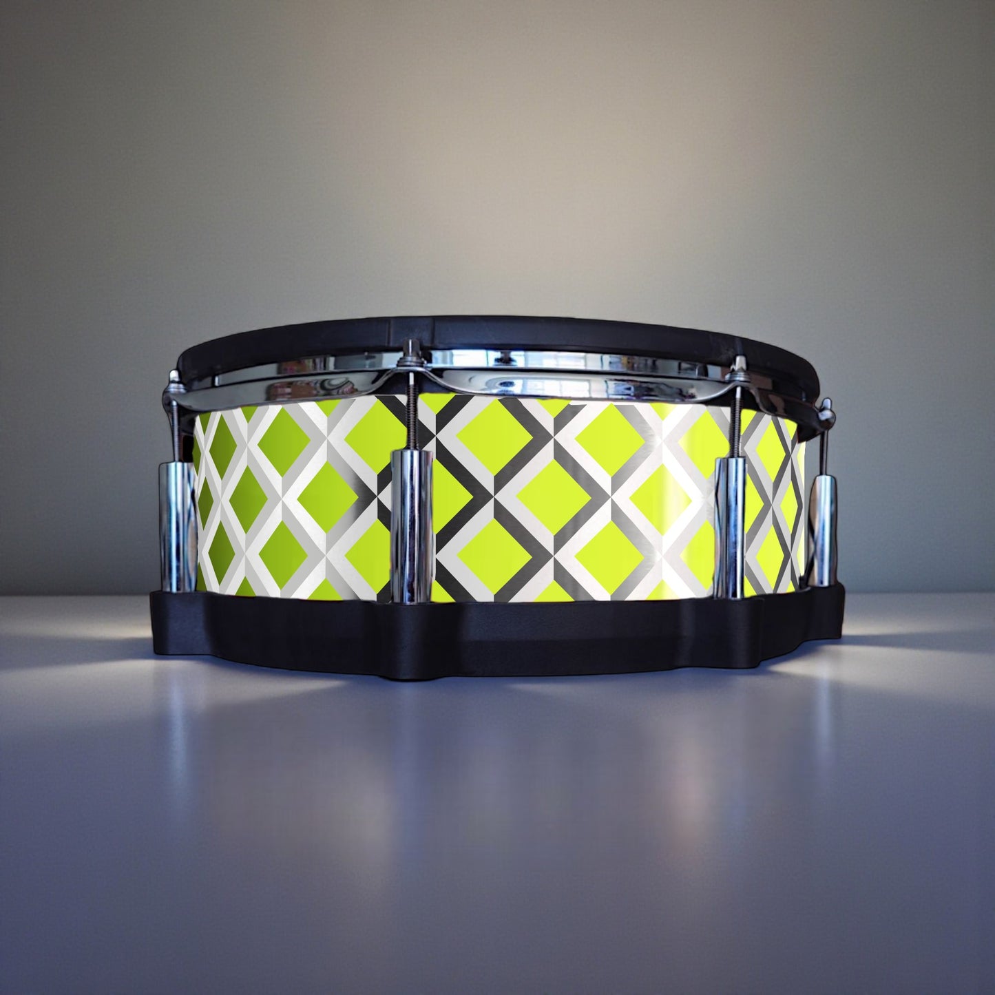 3D Tile Drum Wrap (White Base)