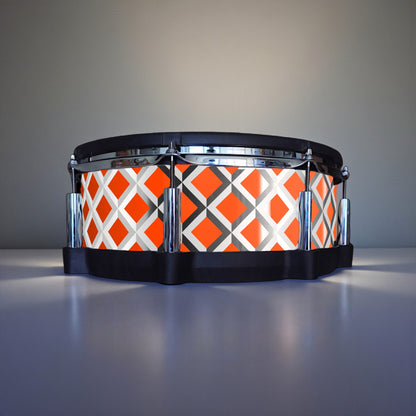 3D Tile Drum Wrap (White Base)