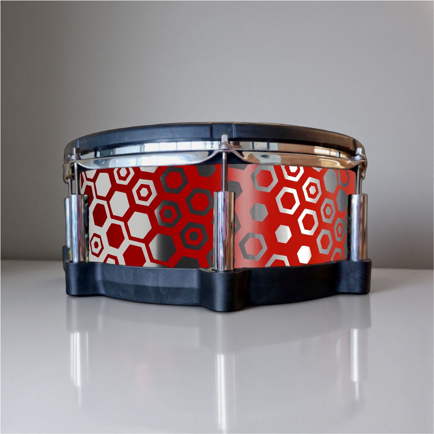 Hexagonal Fade Drum Wrap