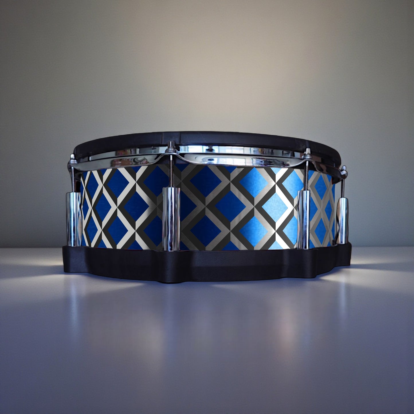 3D Tile Drum Wrap (Black Base)