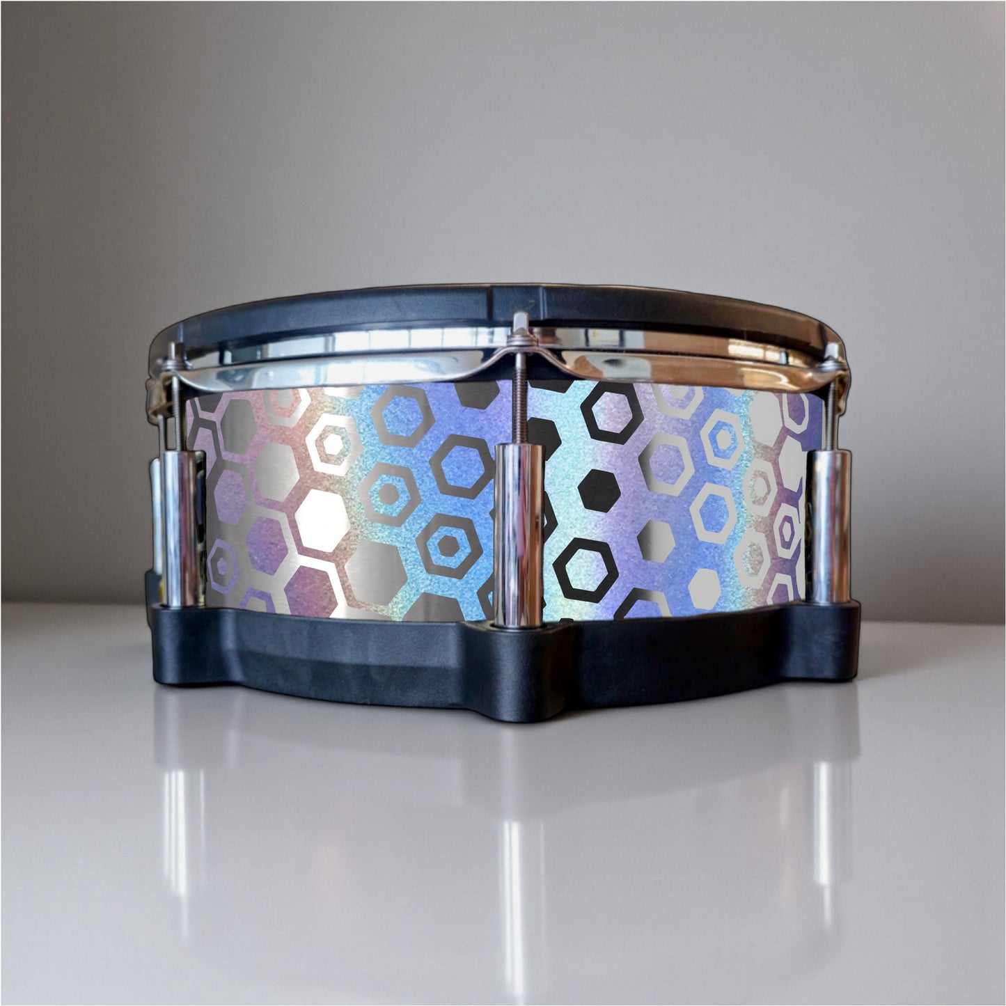 Hexagonal Fade Drum Wrap