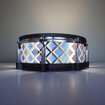 3D Tile Drum Wrap (White Base)