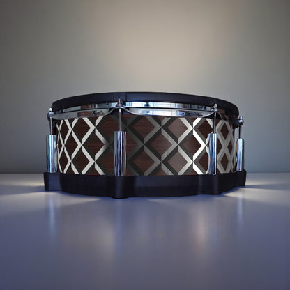 3D Tile Drum Wrap (Black Base)