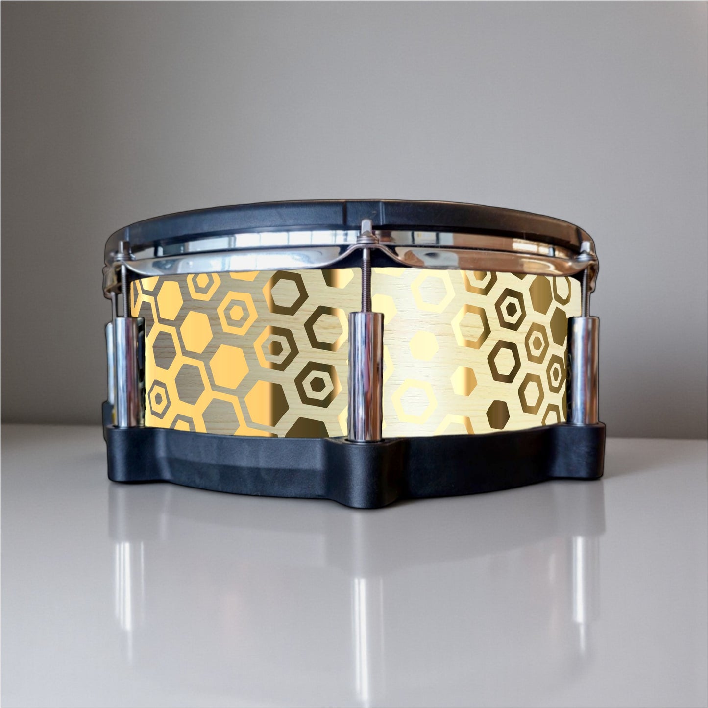 Hexagonal Fade Drum Wrap