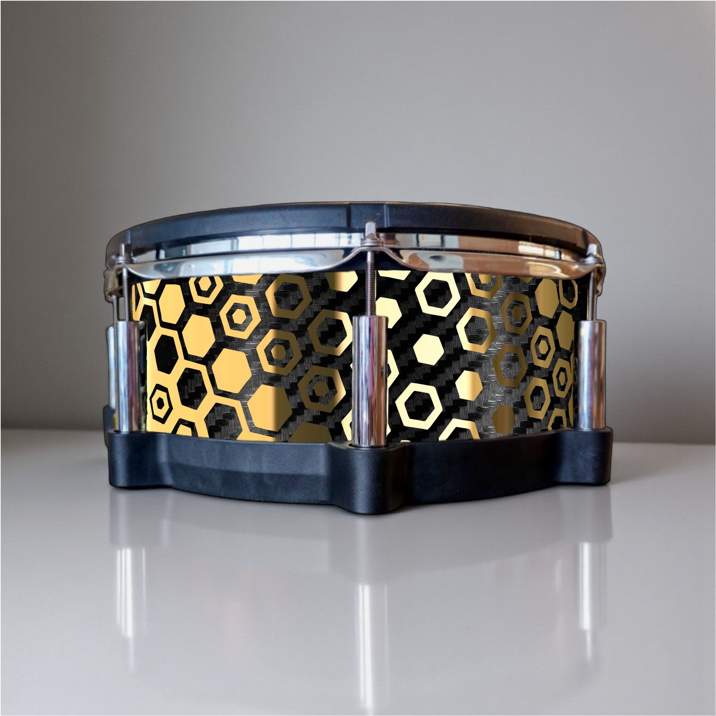 Hexagonal Fade Drum Wrap