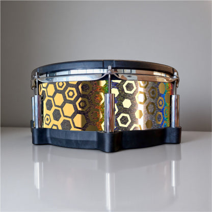 Hexagonal Fade Drum Wrap