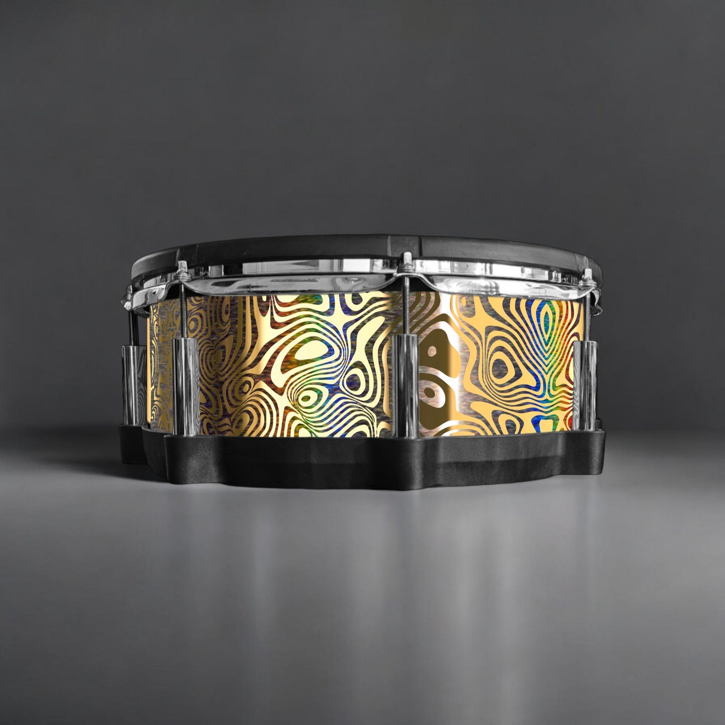 Psychedelic Swirl Drum Wrap