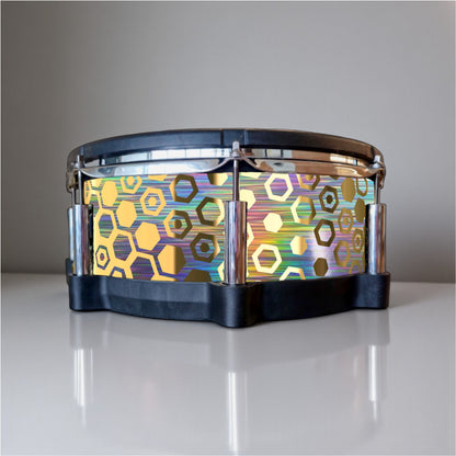 Hexagonal Fade Drum Wrap
