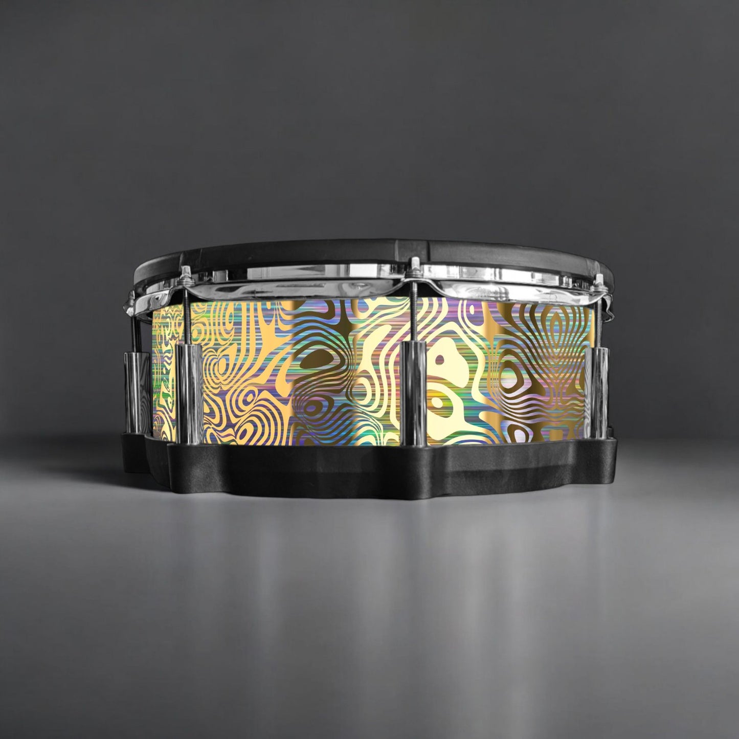 Psychedelic Swirl Drum Wrap