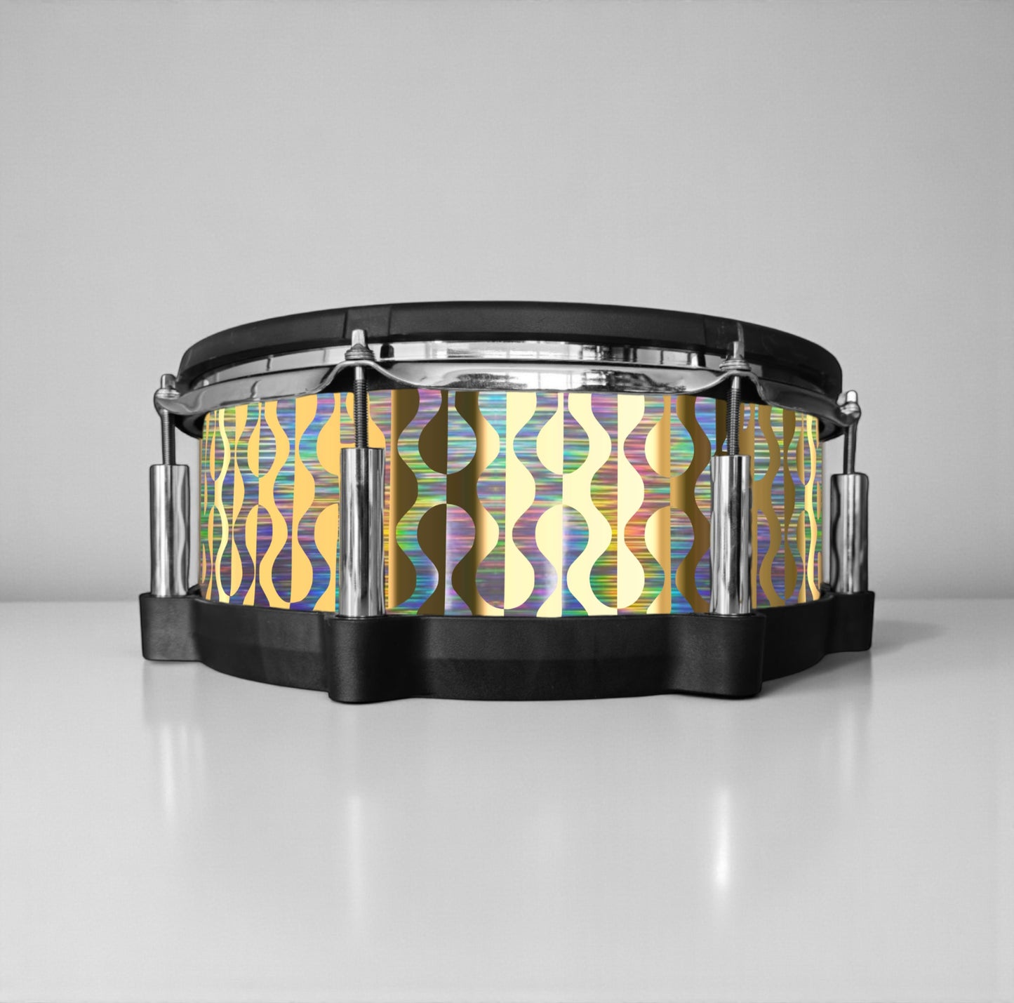 Negative Circles Drum Wrap