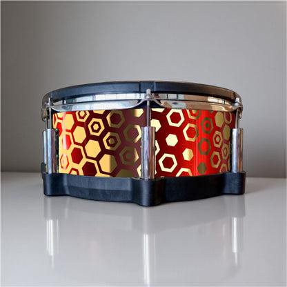 Hexagonal Fade Drum Wrap