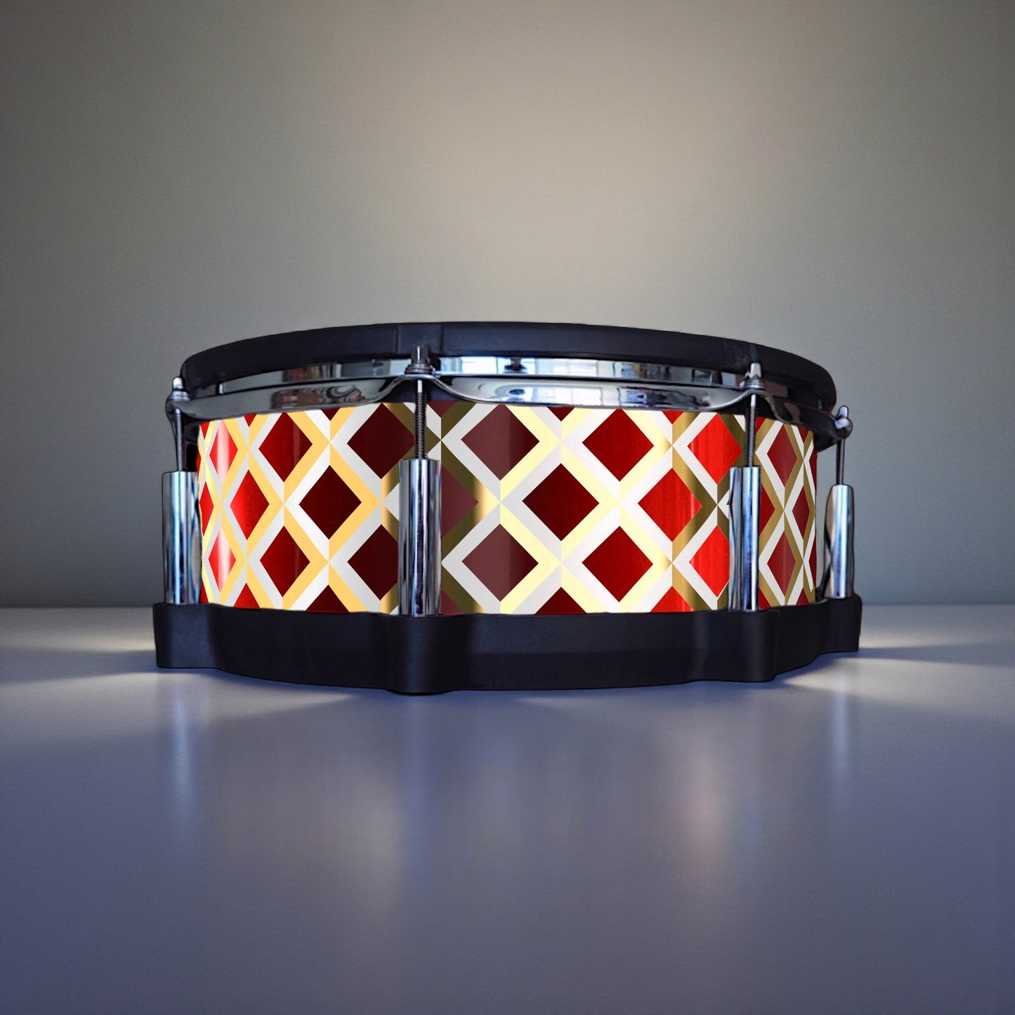 3D Tile Drum Wrap (White Base)