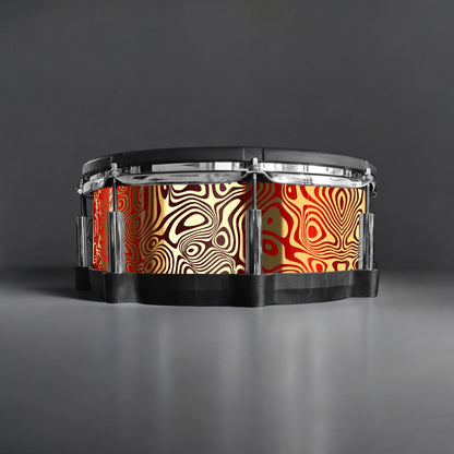 Psychedelic Swirl Drum Wrap