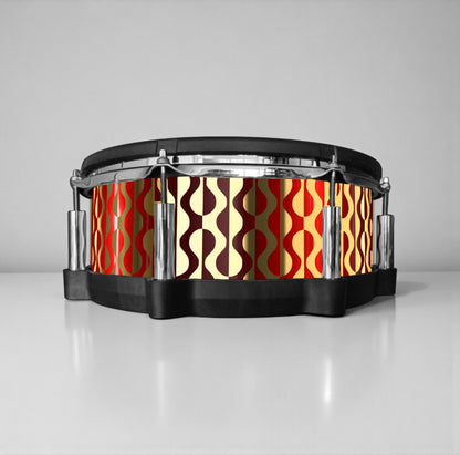 Negative Circles Drum Wrap